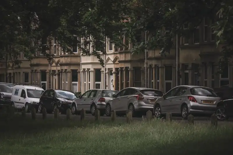 Cars parked on a residential street in Swindon