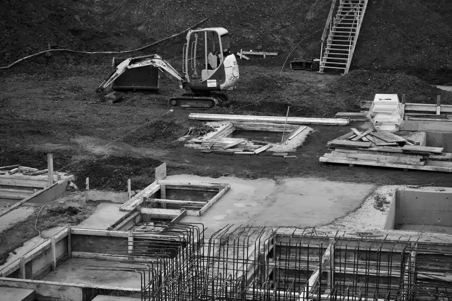 Excavation and groundwork for a full driveway rebuild