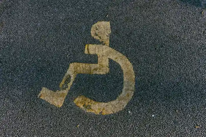 Faded and discoloured driveway surface