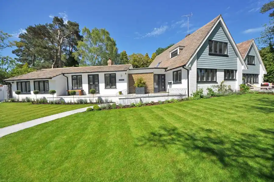 Family home with a front garden and driveway