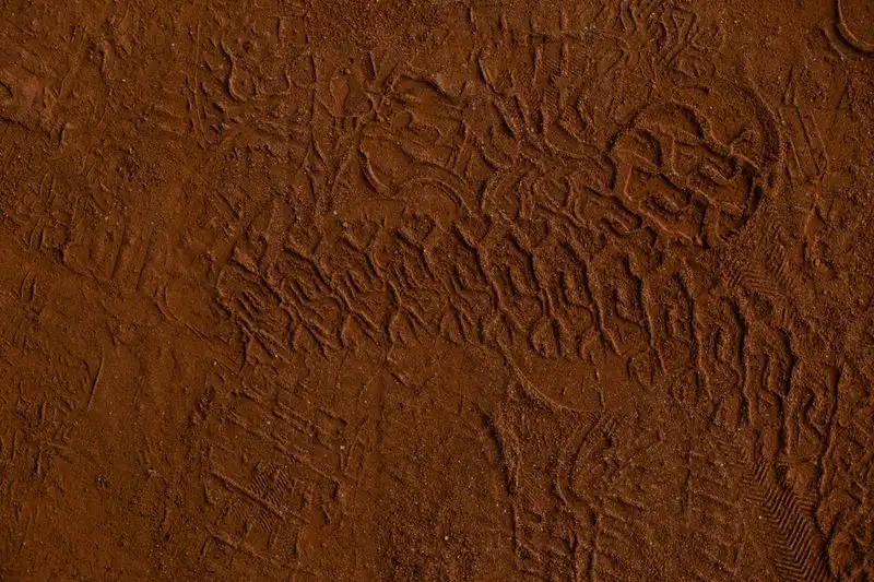 Imprinted patterned concrete driveway