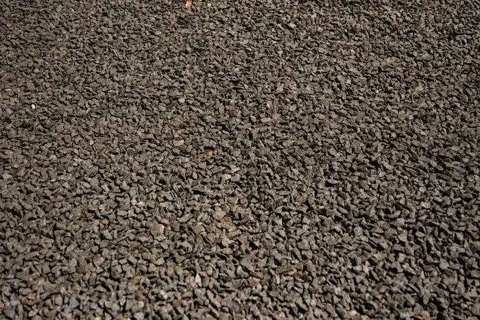 Smooth resin bound driveway surface close-up