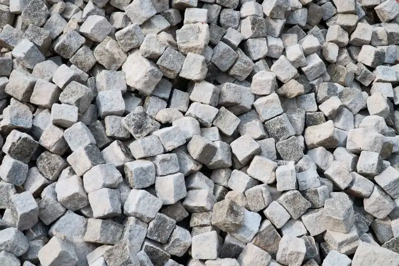 Sunken and uneven block paving